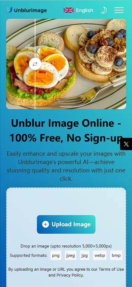 Mobile optimization example image