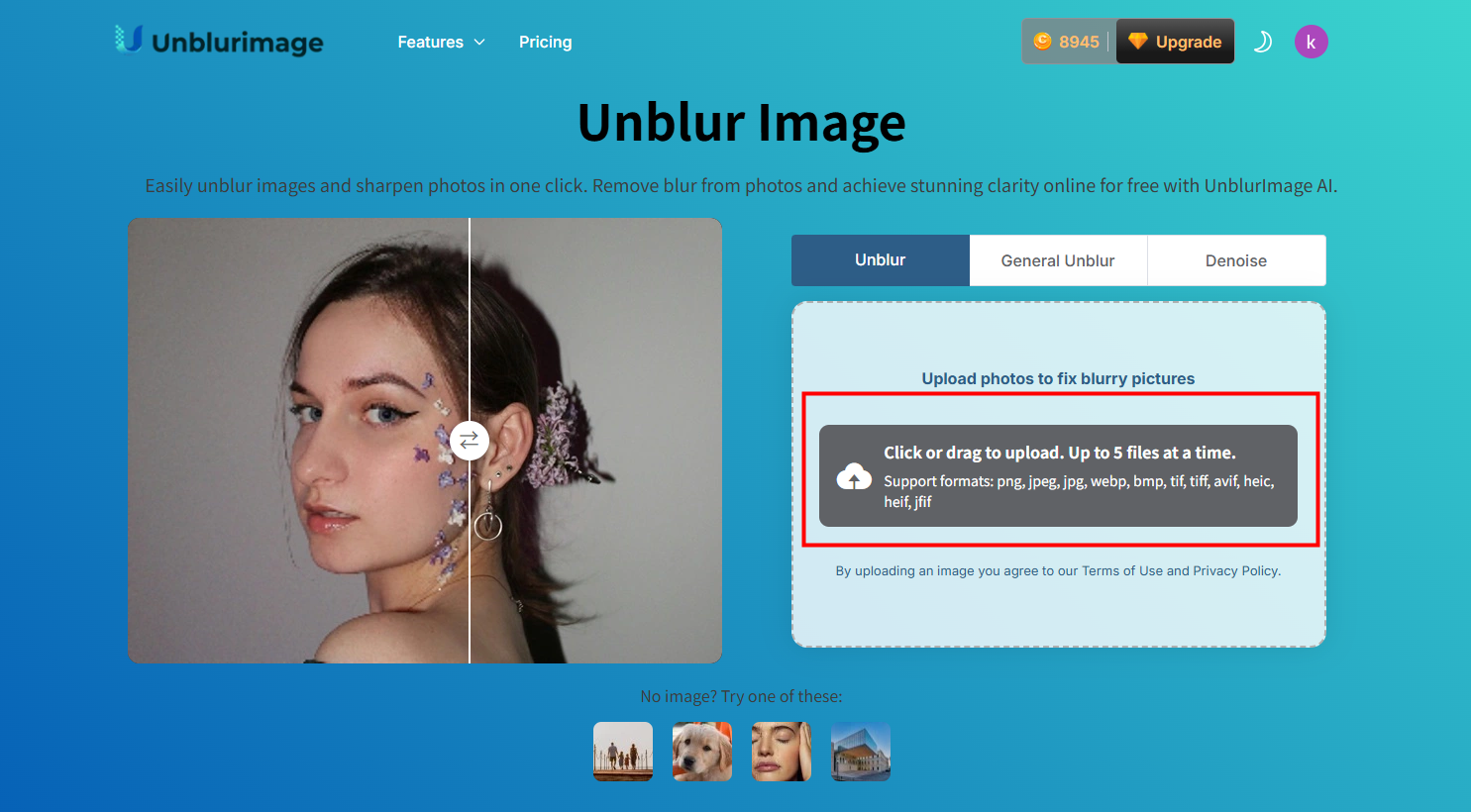 unblurimage