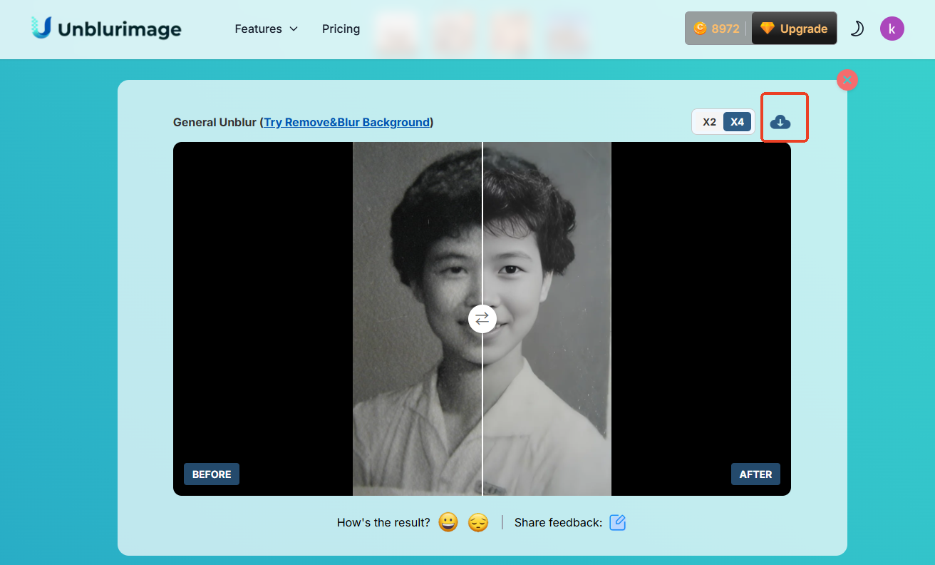 download-upscaled-photo