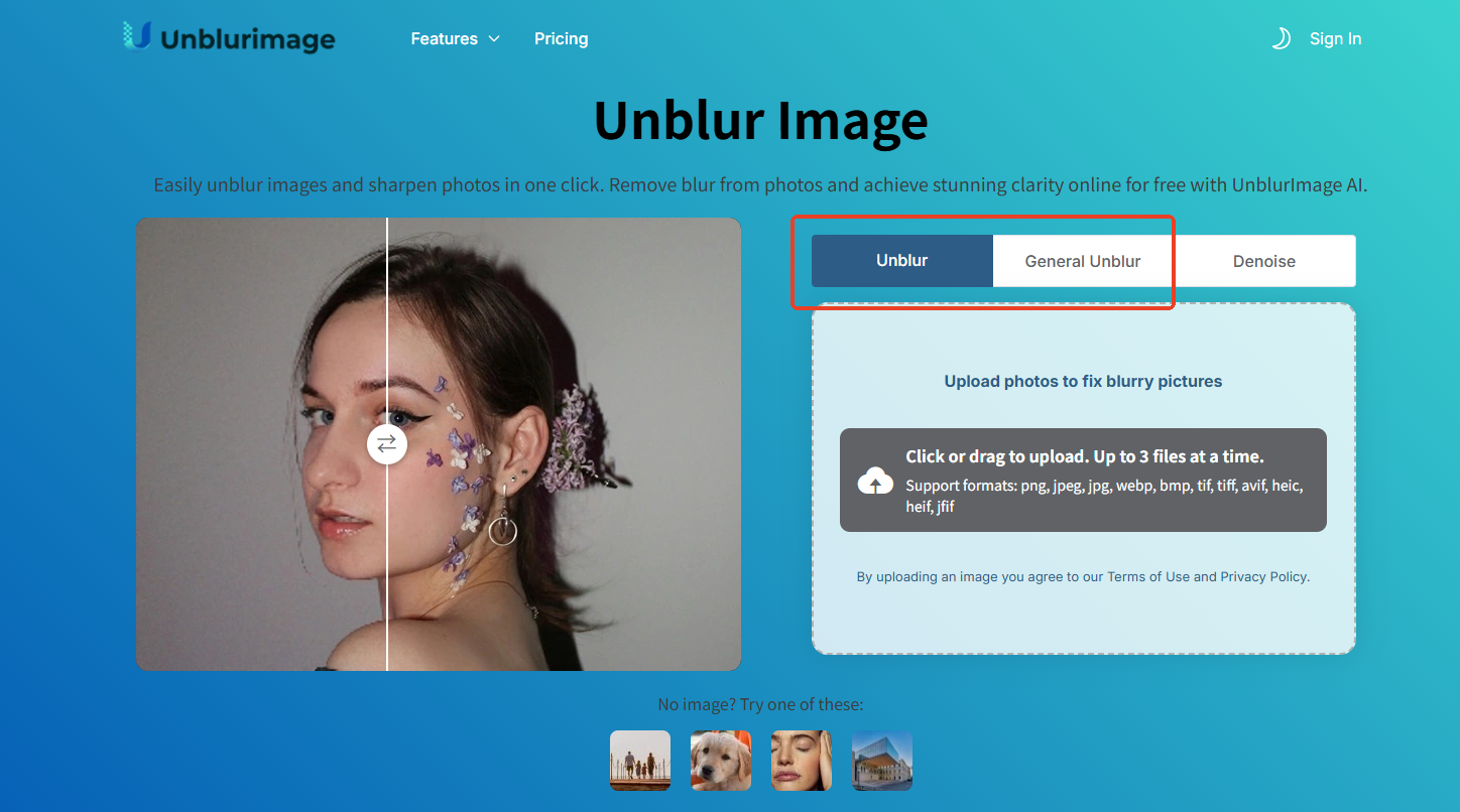 unblurimage